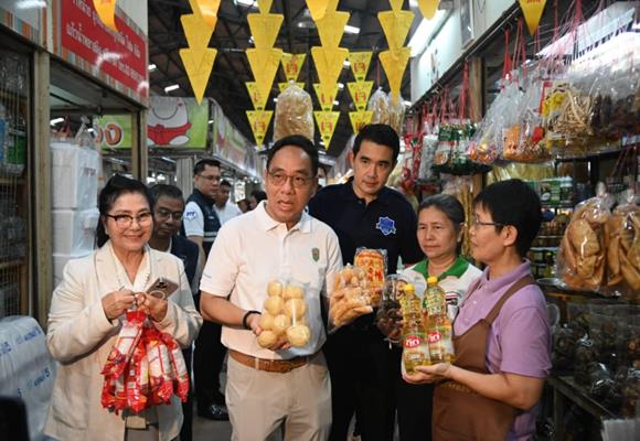 พาณิชย์ ตรวจตลาด รับเทศกาลกินเจ เผย 'วัตถุดิบ-ผักสด'ราคาทรงตัวและลดลง