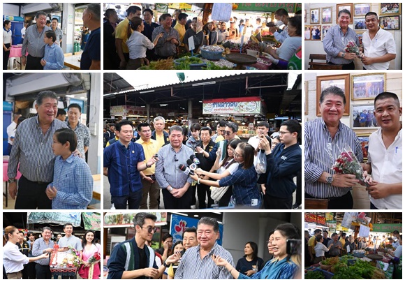 ภูมิธรรม เดินตลาด พบปะชาวบ้าน แม่ค้าเชียงใหม่ ดีใจเตรียมรับเงินดิจิทัล วอลเล็ต กระตุ้นเศรษฐกิจครั้งใหญ่    