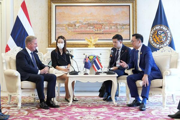 จตุพร ถกรัฐมนตรีการค้ากีวี เห็นพ้องลุยค้าขาย ลงทุน สบช่องดันซื้อมันไทยเพิ่ม