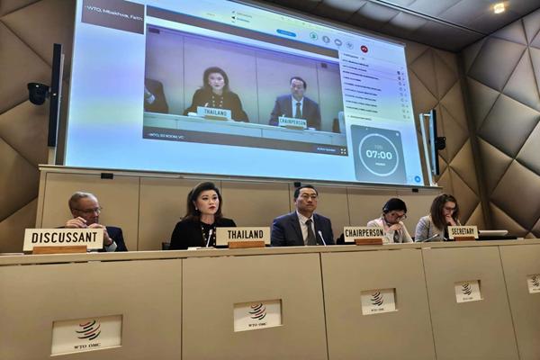 ​ไทยขึ้นเวที WTO ย้ำสมาชิก เดินหน้าปรับกฎระเบียบ เอื้อต่อการทำธุรกิจ การลงทุน