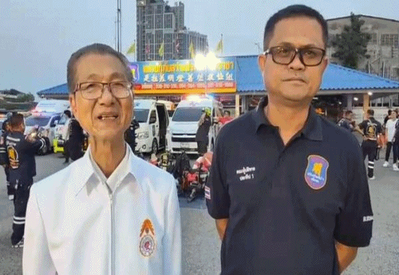 กู้ภัยสว่างประทีปศรีราชา ปล่อยแถวอาสาสมัคร ช่วยเหลือประชาชน 9 วันอันตราย