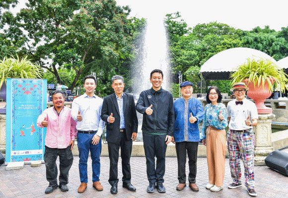 ถอดชุดเฉดสีกระเบื้องเคลือบวัดราชบพิธฯ ถ่ายทอดสุนทรียะสู่การสร้างสรรค์งานศิลป์และดนตรีในสวน