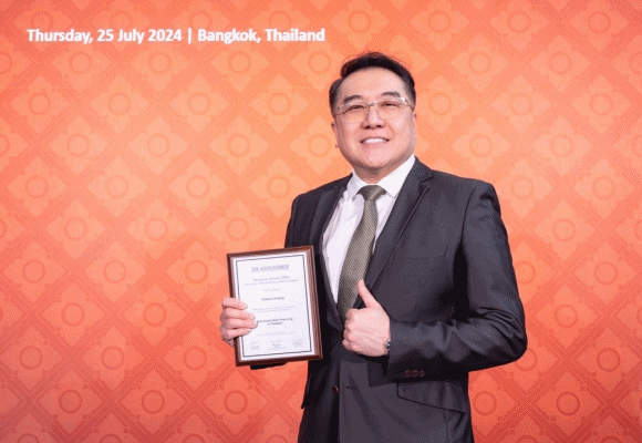 ลีสซิ่งกสิกรไทยรับรางวัล Best Automobile Financing จาก The Asian Banker