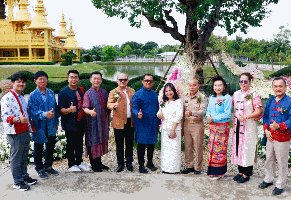 วว. /วช./วัดร่องขุน ร่วมประชาสัมพันธ์ความสำเร็จการเพิ่มมูลค่าไม้ดอกไม้ประดับในงาน ‘ปทุมมา ผกาสวรรค์ งามเฉิดฉัน ในแดนศิลป์’