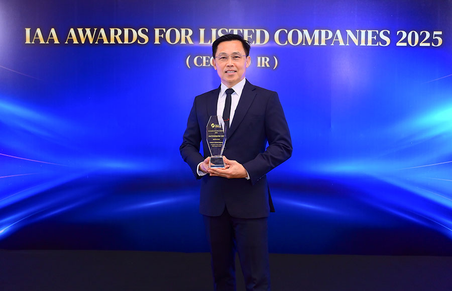 TEGH ตอกย้ำความเป็นผู้นำ คว้ารางวัล ‘Outstanding CEO’ จาก IAA Awards 2025