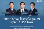 PRINC-Group โชว์รายได้ Q2/69 พุ่งแตะ 1,558.8 ลบ.เติบโต 11.03%