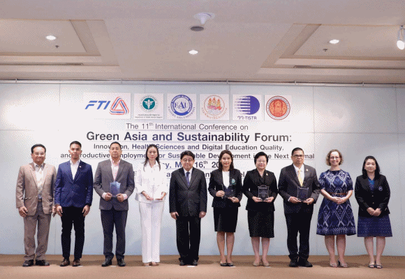 วว. ร่วมเป็นเกียรติในการประชุมวิชาการนานาชาติ ‘Green Asia and Sustainability Forum’ พร้อมโชว์ภารกิจ วทน.
