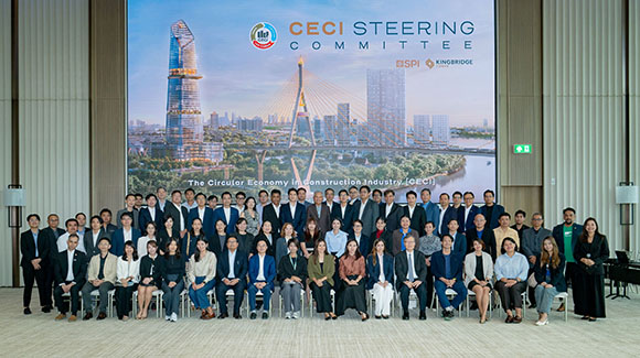 ผนึกกำลัง 38 บริษัทอุตสาหกรรมก่อสร้างในงานประชุม CECI มุ่งขับเคลื่อนเศรษฐกิจหมุนเวียนและลดคาร์บอนสู่การเติบโตอย่างยั่งยืน