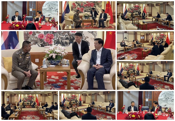 เอกอัครราชทูตจีนประจำประเทศไทย ขอบคุณรองผู้บัญชาการตำรวจแห่งชาติ และคณะ