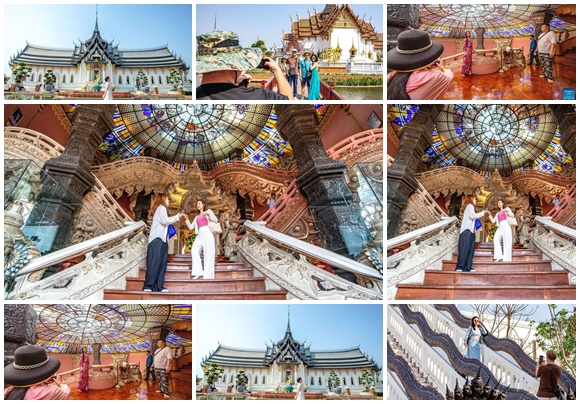 'ยุคฟรีวีซ่า' ส่งเสริม 'จีน-ไทย' แลกเปลี่ยนใกล้ชิดกันยิ่งขึ้น 'นักท่องเที่ยวจีน' เยือนแลนด์มาร์กสมุทรปราการ