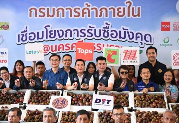 เกษตรกรปลื้ม 'นภินทร' นำผู้ประกอบการรับซื้อ ‘มังคุดภาคใต้’ ดูดซับผลผลิตได้กว่า 31,000 ตัน คาดมังคุดราคาดีขึ้นแน่