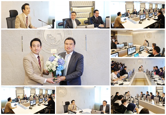 รัฐมนตรีช่วยว่าการกระทรวงการคลัง (นายเผ่าภูมิ โรจนสกุล) มอบนโยบายการดำเนินงานของสำนักงานเศรษฐกิจการคลัง