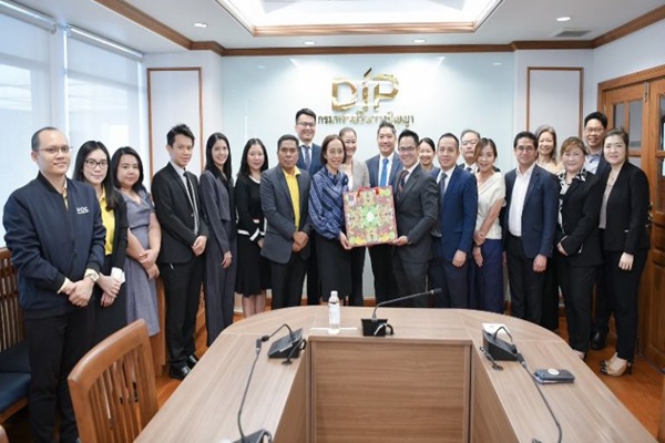 กรมทรัพย์สินทางปัญญาบูรณาการความร่วมมือกับสมาคมทรัพย์สินทางปัญญาแห่งประเทศไทย ดันร่างกฎหมายทรัพย์สินทางปัญญา เพิ่มประสิทธิภาพให้ทันสมัย อำนวยความสะดวกทางการค้า