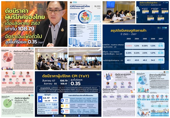 ผักผลไม้ อาหารขยับ ดันเงินเฟ้อ ส.ค.เพิ่ม 0.35% บวก 5 เดือนติด รวม 8 เดือน โต 0.15%   