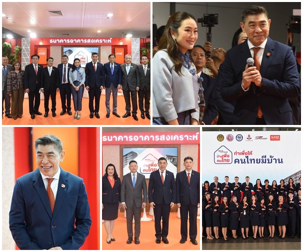 นายกรัฐมนตรี ให้เกียรติเยี่ยมชมบูธ ธอส.ในพิธีเปิดโครงการ'บ้านเพื่อคนไทย'