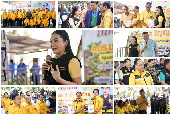กยท.ร่วมติดตาม รมว.เกษตรฯ ลงพื้นที่ มอบ ‘น้ำหมักชีวภาพปลาหมอคางดำ’ แก่เกษตรกร จ.สงขลา หนุนปัจจัยการผลิตสำหรับการเพาะปลูก