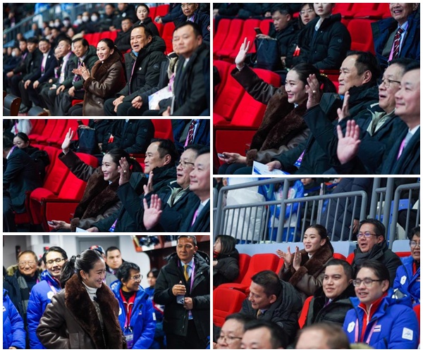 เกาะขอบสนาม นายกฯ เชียร์ทัพนักกีฬาไทยร่วมสู้ศึกในการแข่งขันเอเชียนเกมส์ฤดูหนาว ครั้งที่ 9 ณ นครฮาร์บิน เผย’กำลังใจทีมไทยดี’