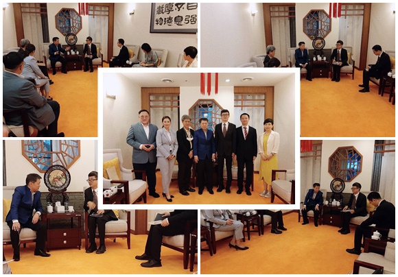 สมาคมผู้สื่อข่าวไทย-จีน เข้าพบ นายเจ้า เมิ่งเทา ที่ปรึกษา สถานเอกอัครราชทูตจีนประจำประเทศไทย