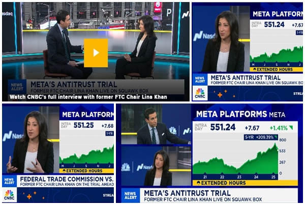 Meta resorted to ‘buy-or-bury scheme’ with Instagram and WhatsApp deals, former FTC Chair Lina Khan says