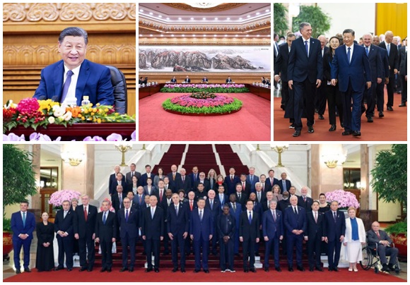 Xi Jinping Meets with Foreign Guests Attending the China International Friendship Conference and Events Marking the 70th Anniversary of the Chinese People's Association for Friendship with Foreign Countries