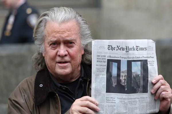Former Trump aide Steve Bannon pleads guilty in New York ‘build the wall’ case