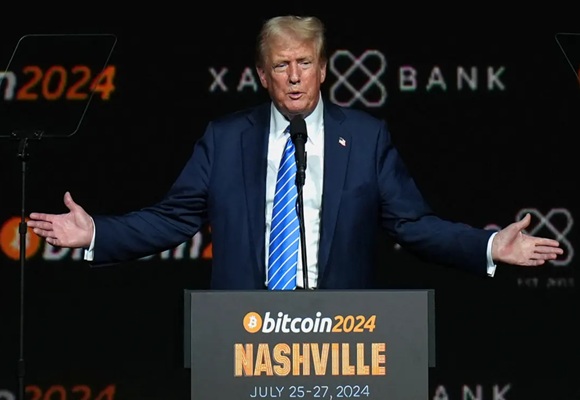 Trump Media in reported talks to buy crypto trading platform Bakkt, sending shares soaring