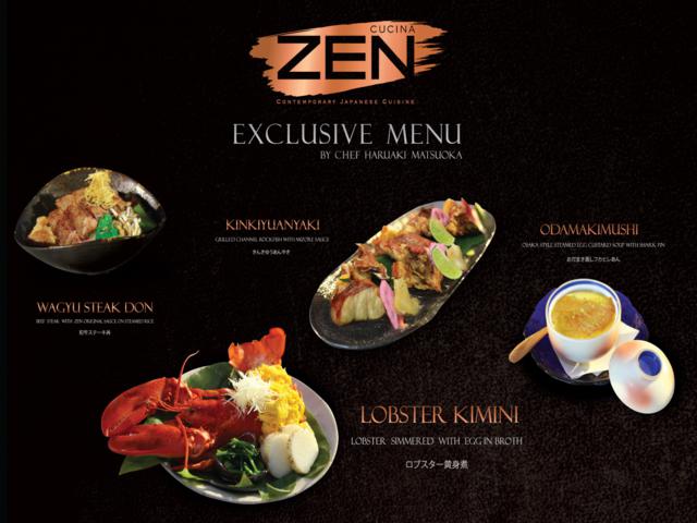 New Menu ZEN