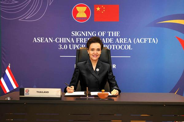 ศุภจี ลงนาม ACFTA 3.0 ยกระดับการค้าอาเซียน-จีน ร่วมมือเศรษฐกิจยุคใหม่