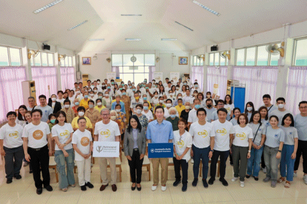 กรุงเทพประกันภัย จับมือรพ.บำรุงราษฎร์ ร่วมจัดกิจกรรม BKI อาสาพัฒนาบ้านพักคนชราพร้อมกับอาสาบำรุงราษฎร์ออกหน่วยแพทย์เคลื่อนที่ตรวจสุขภาพผู้สูงอายุบ้านบางแค     