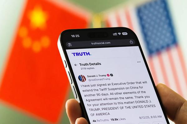 Trump extends China tariff deadline by 90 days