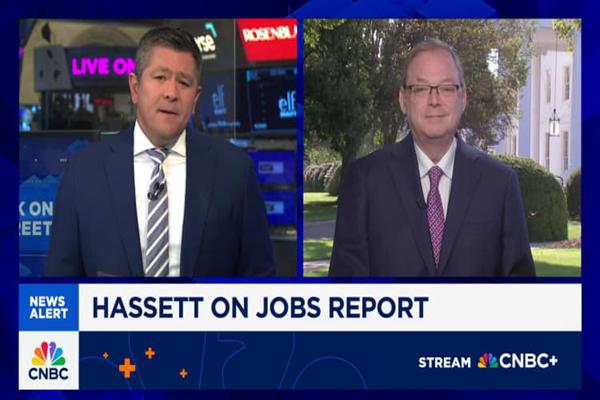 Disappointing jobs report expected to ‘revise up,’ White House advisor Hassett says