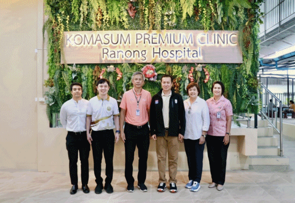 FTI มอบเงินโรงพยาบาลระนอง