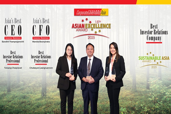 TOP ไทยออยล์ คว้า 5 รางวัลยอดเยี่ยมแห่งเอเชีย จาก’Asian Excellence Award 2025’