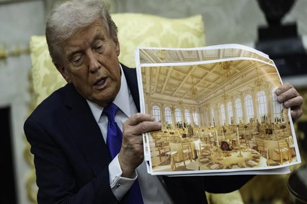 Trump White House ballroom financed by Big Tech and these other corporate donors