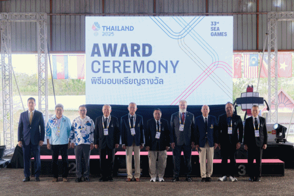 EXIM BANK ร่วมมอบเหรียญรางวัลการแข่งขันกีฬายิงปืนรณยุทธในมหกรรมการแข่งขันกีฬาซีเกมส์ ครั้งที่ 33