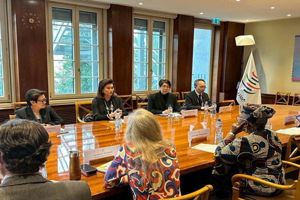 ​ไทยถกผอ.ใหญ่ WTO แลกเปลี่ยนสถานการณ์เศรษฐกิจโลก นโยบายการค้า