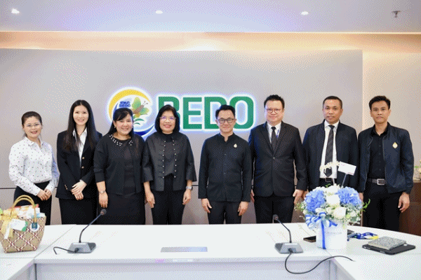 กรมทรัพย์สินทางปัญญา ประสานความร่วมมือ BEDO เสริมแกร่งผู้ประกอบการด้วย 'สิ่งบ่งชี้ทางภูมิศาสตร์'หรือ GI เดินหน้าขึ้นทะเบียน 