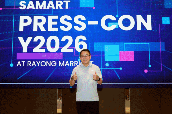 SAMART กลุ่มบริษัทสามารถ ประกาศปี 69 ทั้งรายได้และกำไรดีที่สุดในรอบ 10 ปี&nbsp;รุกเดินหน้า 'พร้อมเติบโตไร้ขีดจำกัด' ตั้งเป้ารายได้ที่ 1.4 หมื่นลบ.