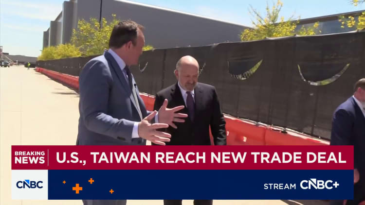 Taiwan will invest $250 billion in U.S. chipmaking under new trade deal