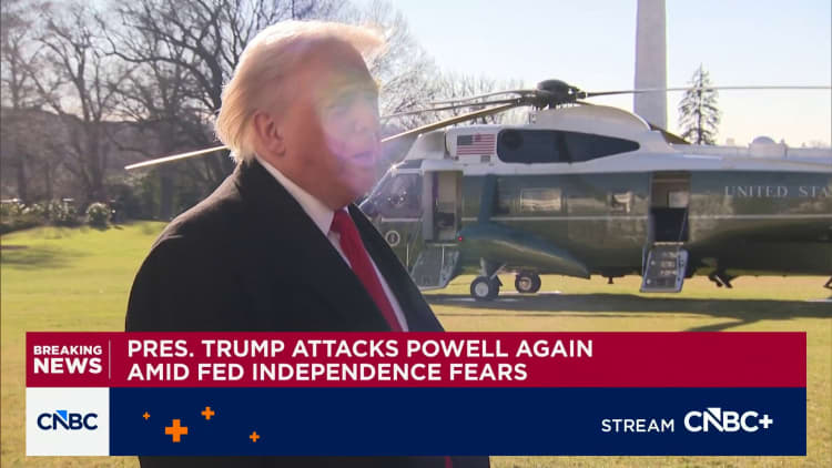 Trump attacks Powell again amid Fed independence fears: &lsquo;That jerk will be gone soon&rsquo;
