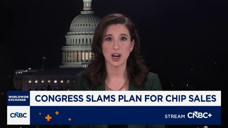 Congress takes on Nvidia, White House as it pushes for chip export limits