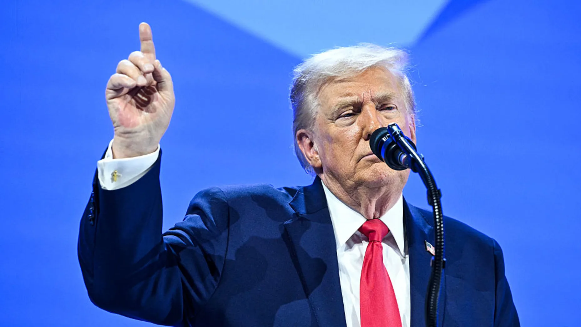 Trump speaks at White House press briefing