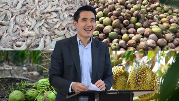 พาณิชย์ ชี้แจงผลดำเนินการแก้ปัญหา กุ้ง มะพร้าวแกง มะพร้าวน้ำหอม ทุเรียน