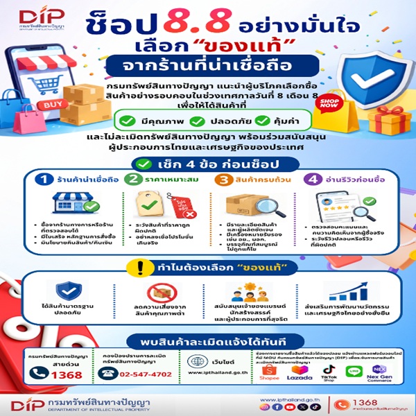 8.8ย้ำเลือกซื้อ