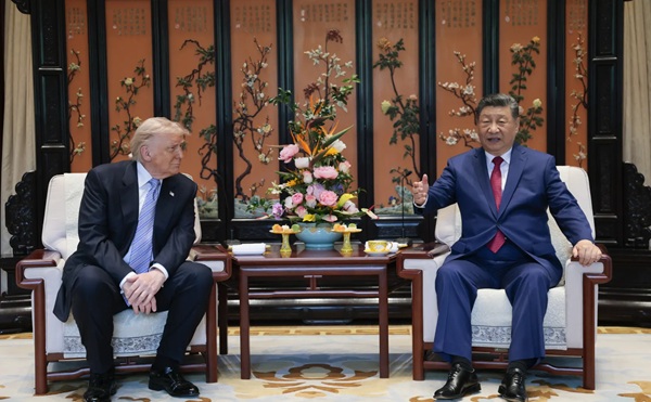 Trump leaves China after talks dominated by trade, oil and Taiwan