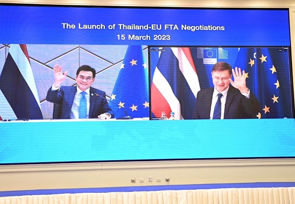 จุรินทร์ ประกาศร่วมสหภาพยุโรป นับหนึ่งเจรจา FTA ไทย-อียู ตั้งเป้า 2 ปีจบ