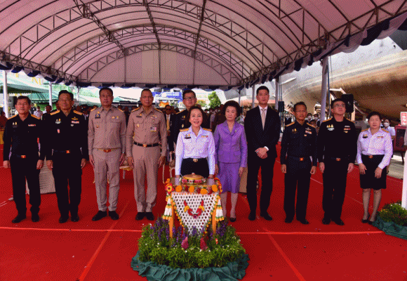 กรมศุลกากร ปล่อยเรือตรวจการณ์ 'ศุลกากร 1202' ลงน้ำ