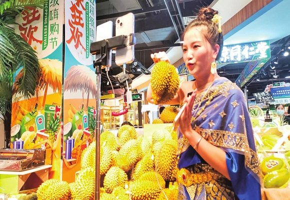 ทุเรียน เอเชียตะวันออกเฉียงใต้ได้รับความนิยมในจีนภายใต้ข้อตกลง RCEP