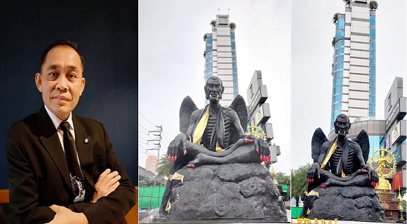 คนกรุงเทพเฮ!  เจ้าของของโรงแรมที่ตั้ง’ครูกายแก้ว’ตัวจริง ร้องศาลเร่งย้ายรูปปั้นออก
