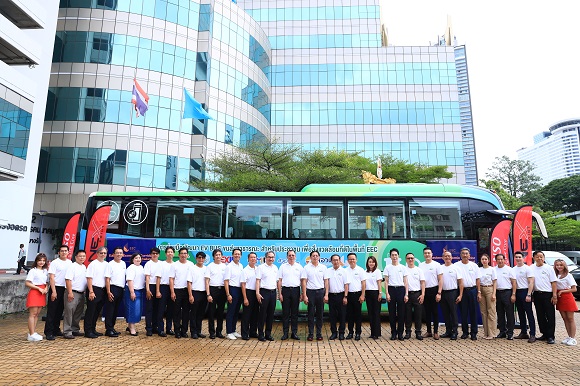 EEC ภาครัฐ-เอกชน หนุนใช้รถยนต์ไฟฟ้าขนส่งสาธารณะและรับส่งพนักงาน